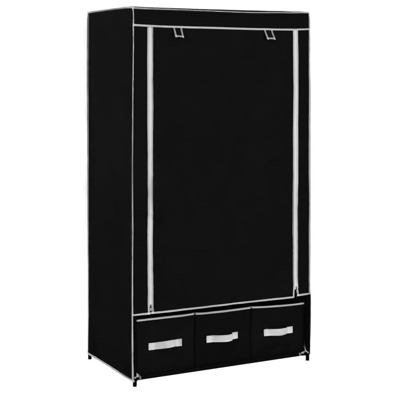 Symple Stuff 87cm Wide Portable Wardrobe Wayfair.co.uk